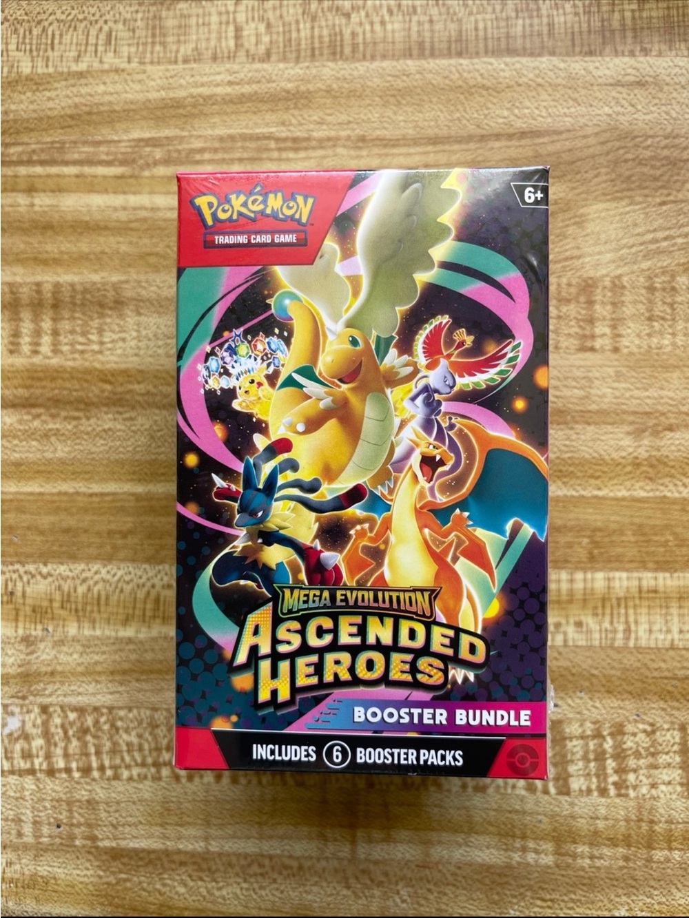 Pokemon TCG Mega Evolution Ascended Heroes Booster Bundle 6 Packs Factory Sealed
